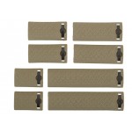 ACM ERGO type RIS rail panels set - coyote